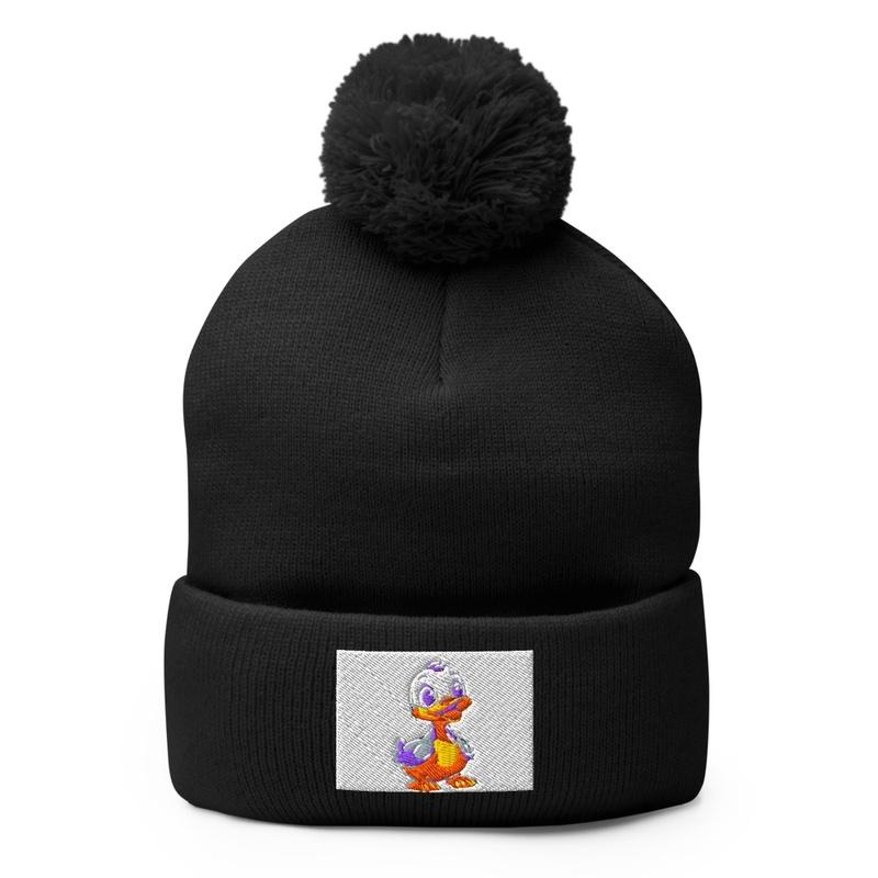 Pom Pom Knit Cap